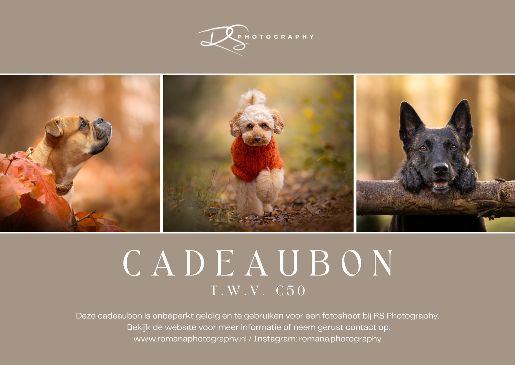 RS Photography Cadeaubon